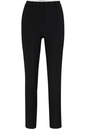 HUGO BOSS Virgin wool cropped trousers