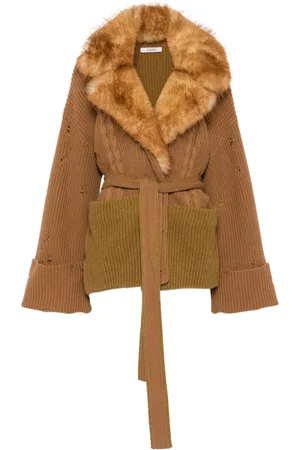 Dorothee Schumacher Fur Opulence cardigan
