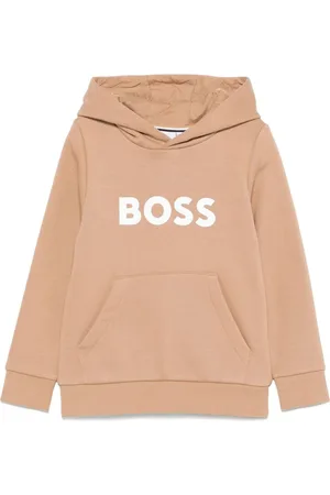 HUGO BOSS Rubberised-logo hoodie