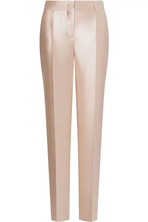 Alberta Ferretti Mikado satin trousers