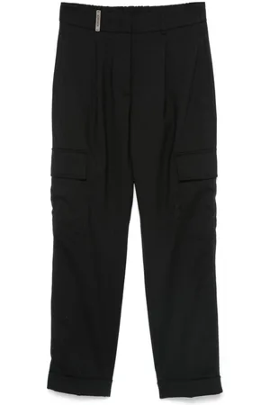 PESERICO SIGN Pleat-detail cargo trousers