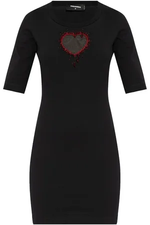 Dsquared2 Logo-embellished cotton mini dress
