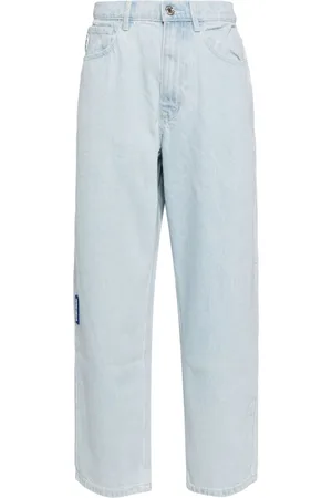 A Bathing Ape Logo-patch jeans