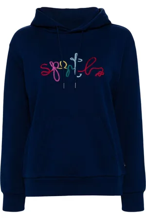 AGNÈS B. Logo-embroidered hoodie
