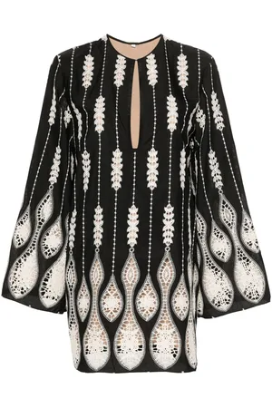 JOHANNA ORTIZ Vision Seeking guipure lace mini dress
