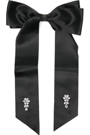 Simone Rocha Crystal flower bow barret