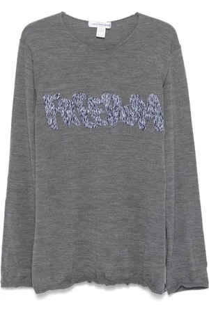 Comme des Garçons Freedom-embroidered sweater