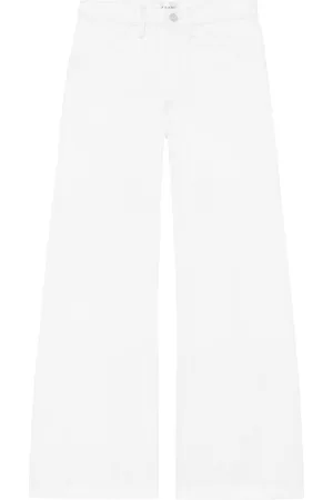 Frame Cotton wide-leg jeans