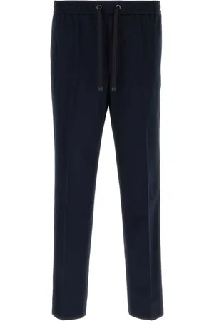 Moncler Pressed-crease straight-leg trousers