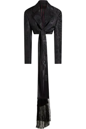Etro Jacquard cropped jacket