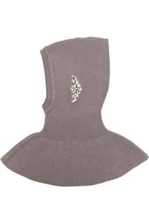 Simone Rocha Crystal-embellished pointed balaclava