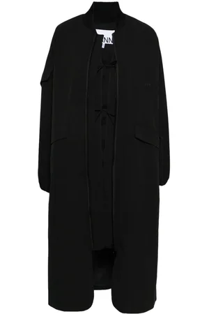 Ganni Seersucker parka