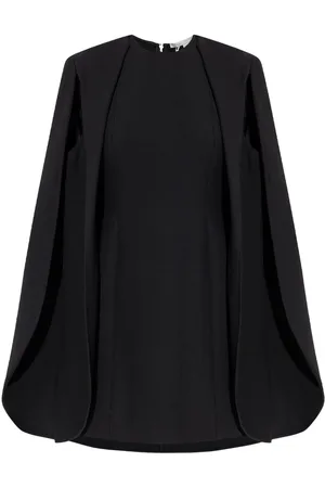 Stella McCartney Round-neck cape dress
