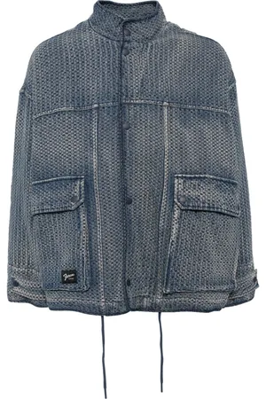 FIVE CM Panelled denim jacket