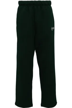 Chocoolate Logo-embroidered cotton track pants