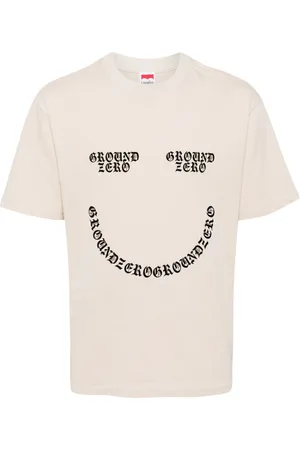 Ground Zero Smile logo-print cotton T-shirt