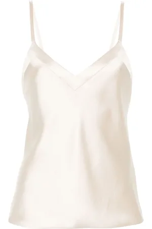 BLANCA Trachy satin top