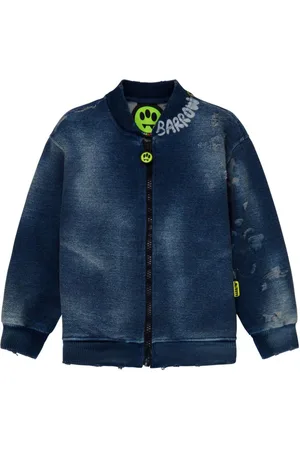 BARROW Printed denim jacket