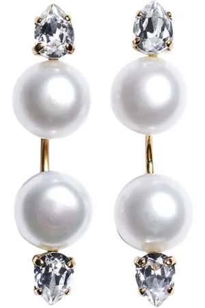 Simone Rocha Crystal-embellished earrings
