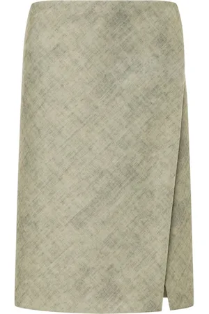 Serafini A-line wrap skirt