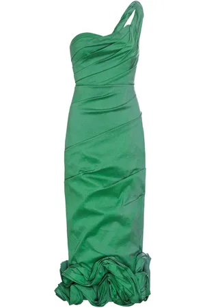 RACHEL GILBERT Ochre midi dress