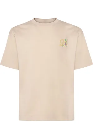 Drôle de Monsieur Logo-embroidered T-shirt