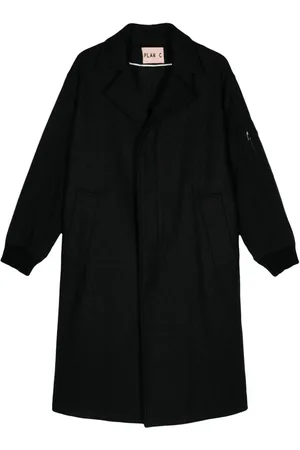 Plan C Panelled-design wool coat