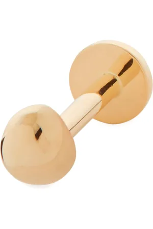 Monica Vinader 9kt yellow Mini Pebble single earring