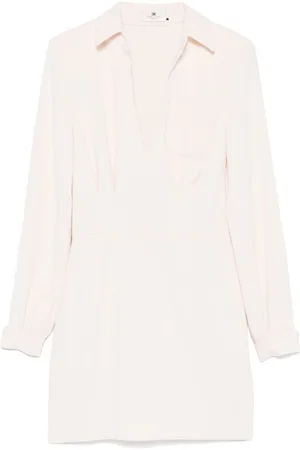 Elisabetta Franchi Embroidered-logo mini dress