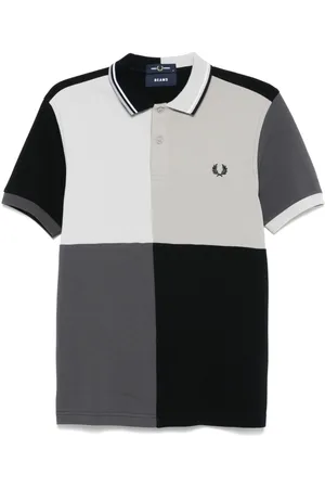 Fred Perry X Beams colour-block polo shirt