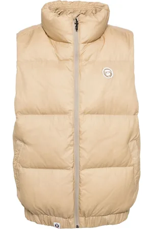 A Bathing Ape Logo-patch down vest