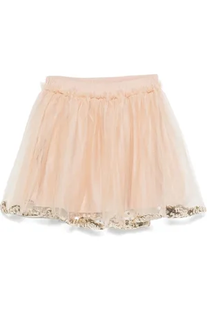 DOUUOD KIDS Sequin embellished skirt