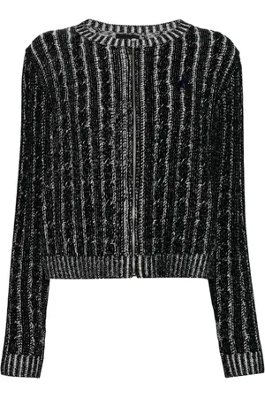 AGNÈS B. Appliqué logo cardigan