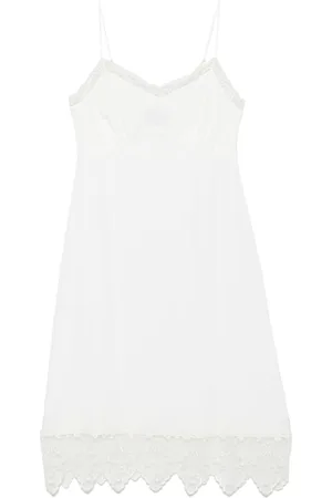 Simone Rocha Lace-trim midi dress