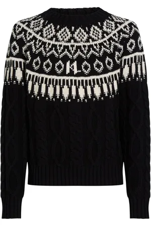 Karl Lagerfeld Patterned intarsia-knit jumper