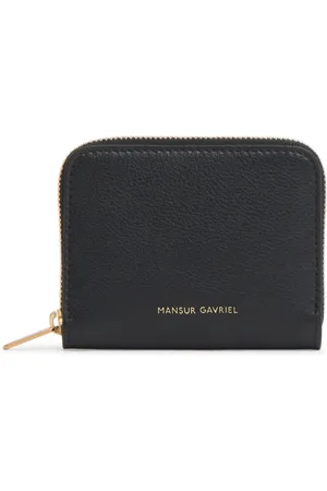 Mansur Gavriel Logo-stamp zipped wallet