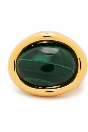 CHARLOTTE CHESNAIS Neo Turtle malachite earcuff