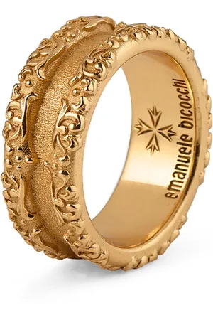 EMANUELE BICOCCHI Arabesque double band ring