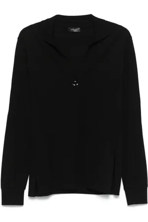 MUGLER Pierced polo shirt