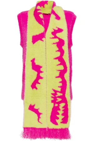 Charles Jeffrey Loverboy Fluffy scarf vest
