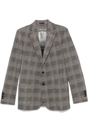 Circolo Price Of Wales-check blazer