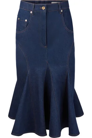 Nina Ricci Denim Mid Skirt