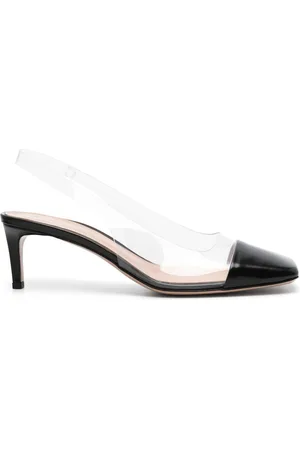 Gianvito Rossi Plexi Decollete slingback pumps