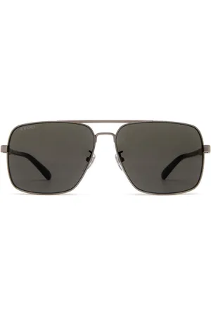 Gucci Pilot-frame tinted sunglasses