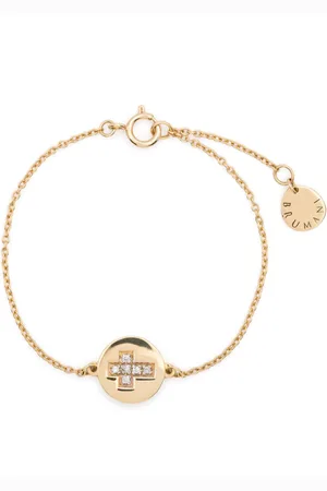 Brumani 18kt yellow Cross diamond bracelet