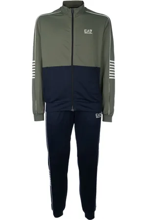 EA7 Logo-print tracksuit