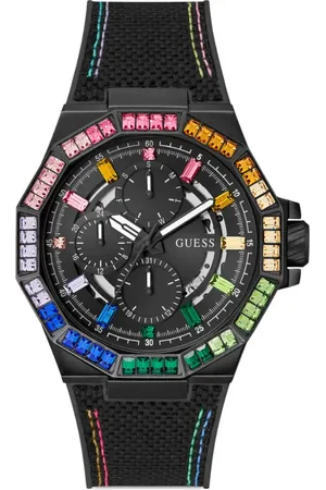 Guess Crystal-encrusted chronograph 46mm
