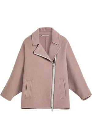 Brunello Cucinelli Zip-up wool biker jacket