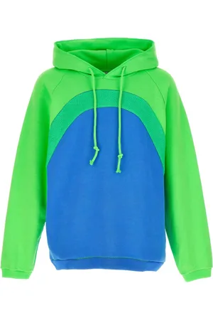 ERL Rainbow bouclé cotton hoodie