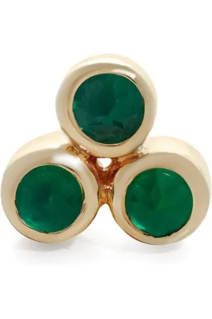 Monica Vinader 14kt yellow Siren Mini Gem Cluster single earring